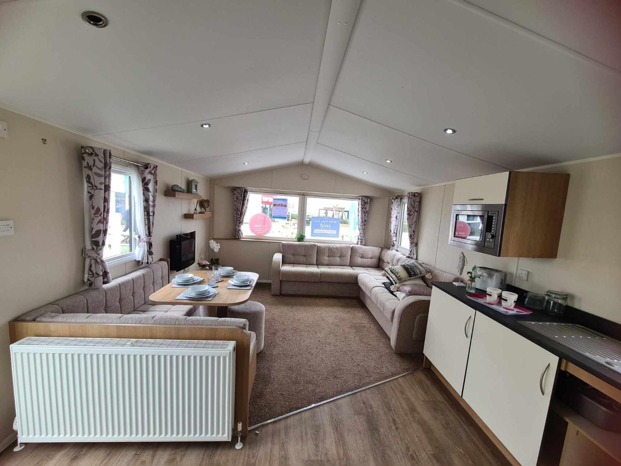 Happy Days Caravan Primrose Valley Filey Buitenkant foto