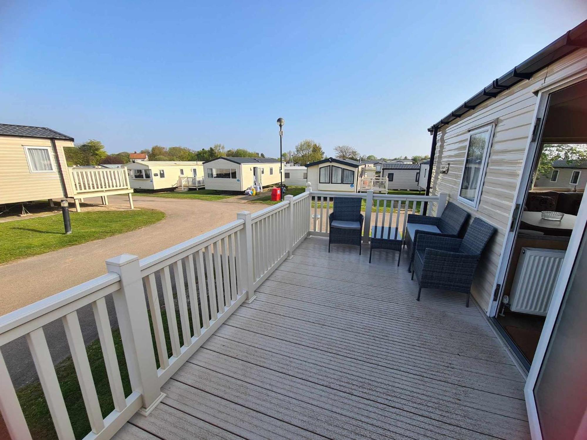 Happy Days Caravan Primrose Valley Filey Buitenkant foto